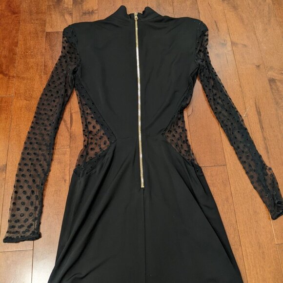 Balmain women's black dress in size 38 - Picture 2 of 14
